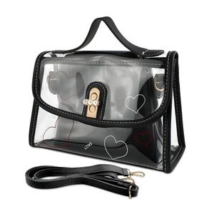 Black Transparent Handbag